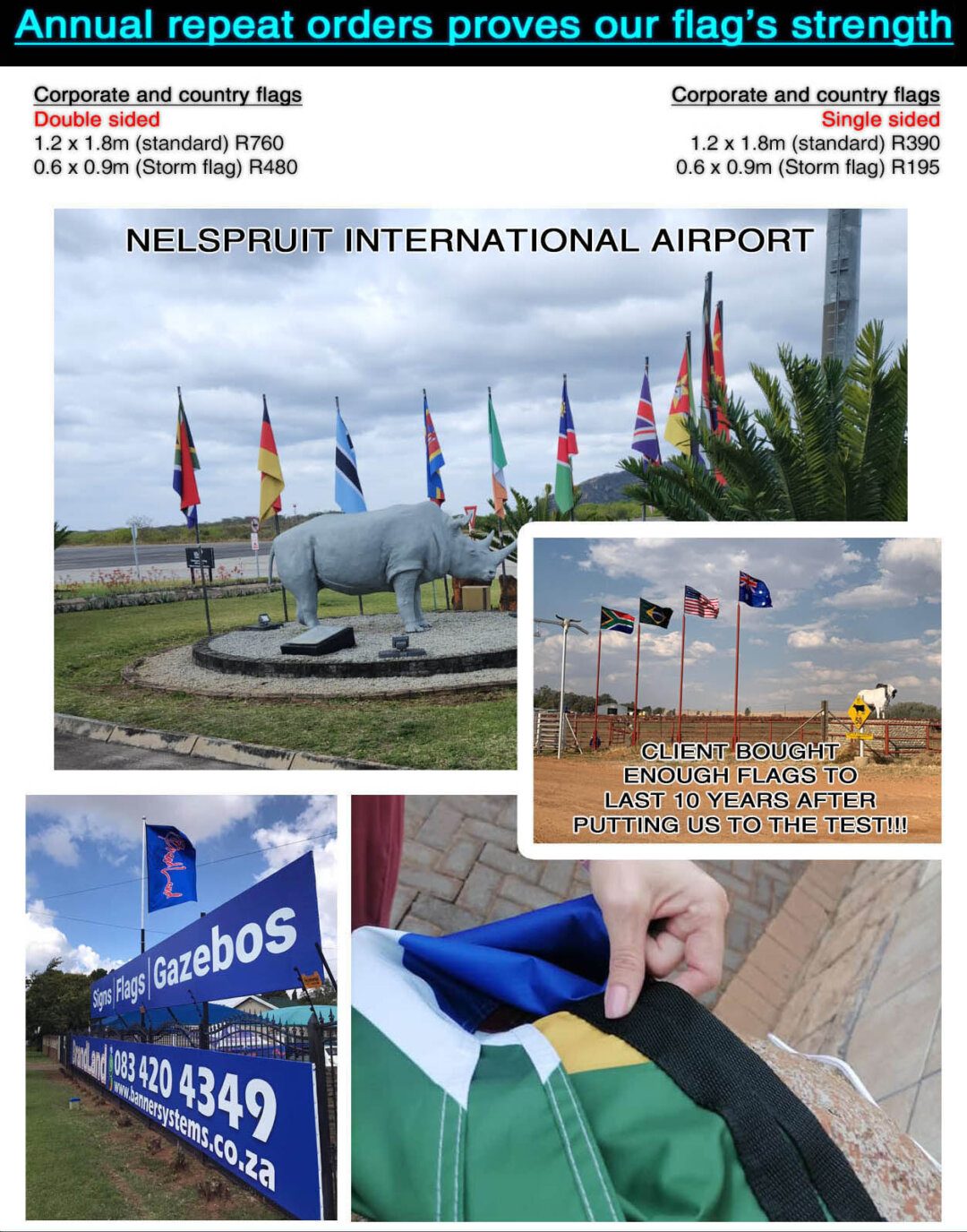 Flags and banners and branded gazebo manufacturing company