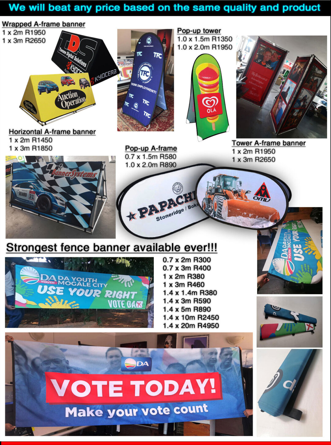 Flags and banners and branded gazebo manufacturing company