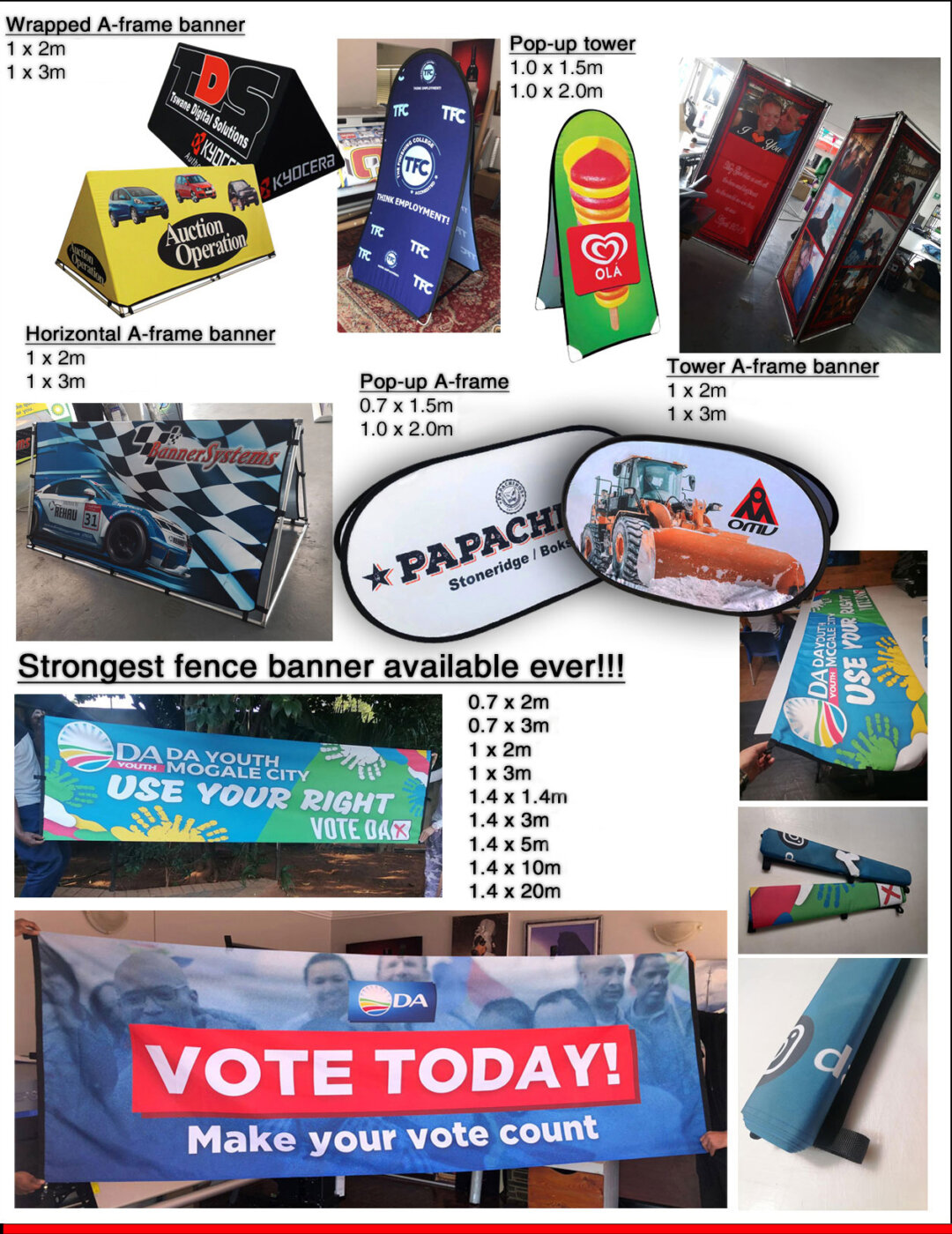 Flags and banners and branded gazebo manufacturing company