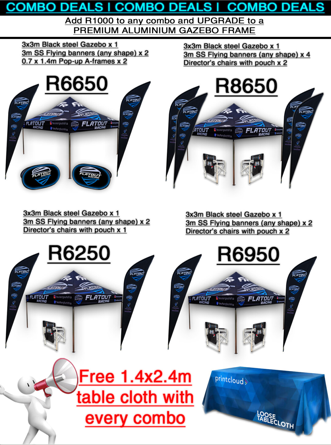 Flags and banners and branded gazebo manufacturing company