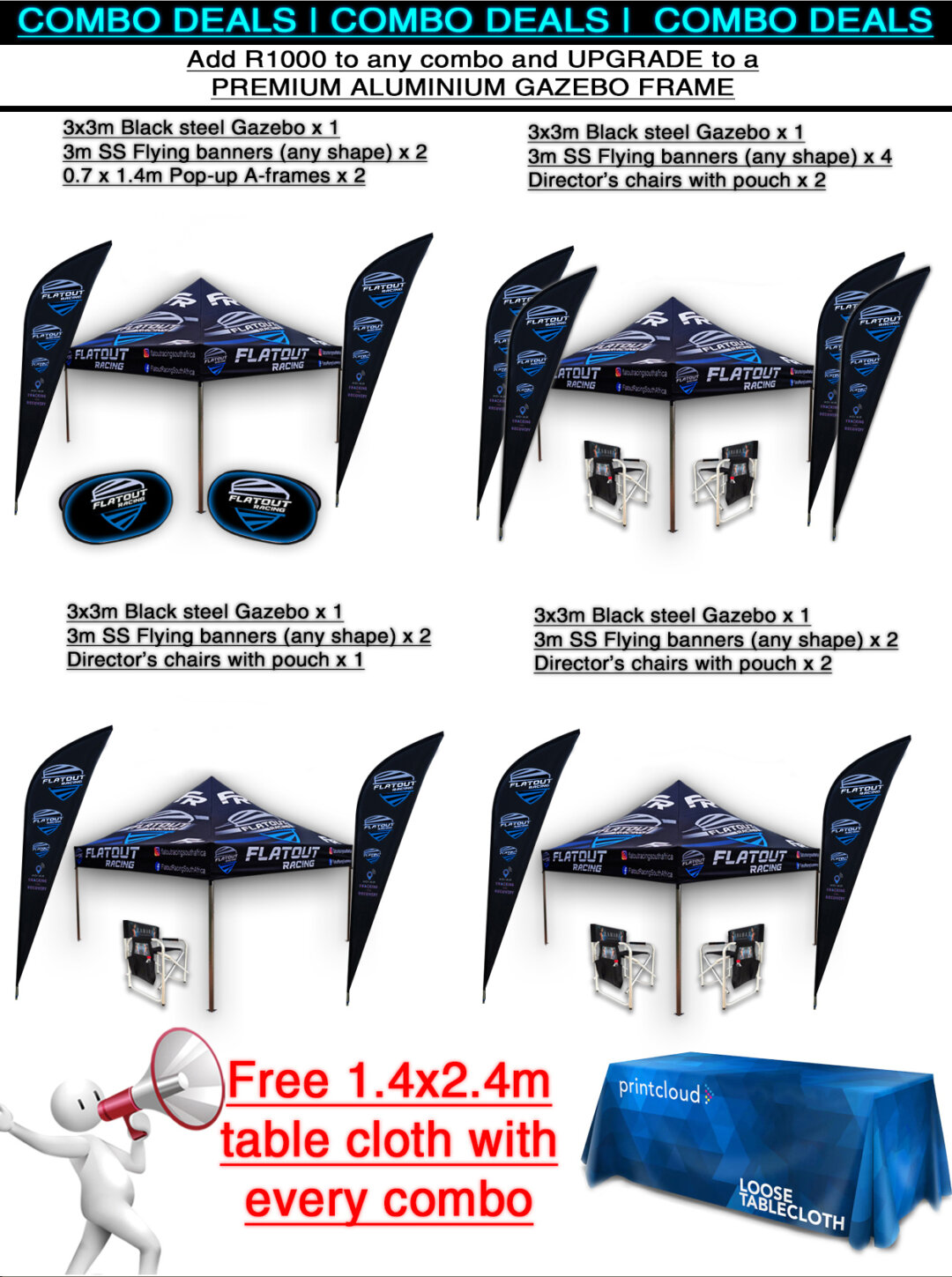 Flags and banners and branded gazebo manufacturing company