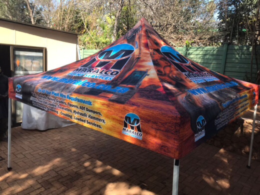 Dye sublimated Flags and banners archives and branded gazebos and much more made to order Our pricelist for all flags and banners and gazebos are on our website. Banners & Flags made to order. Kindly have a look and scroll through our fals and banner website as we have many actual photos. We also print photo blankets, tablecloths, directors chairs, parasols, sublimated shirts and office and casual shirts and apparel.