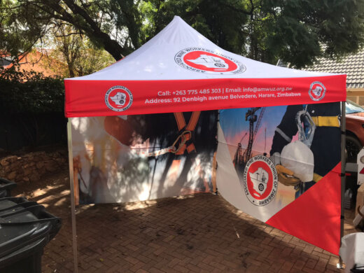 Dye sublimated Flags and banners archives and branded gazebos and much more made to order Our pricelist for all flags and banners and gazebos are on our website. Banners & Flags made to order. Kindly have a look and scroll through our fals and banner website as we have many actual photos. We also print photo blankets, tablecloths, directors chairs, parasols, sublimated shirts and office and casual shirts and apparel.