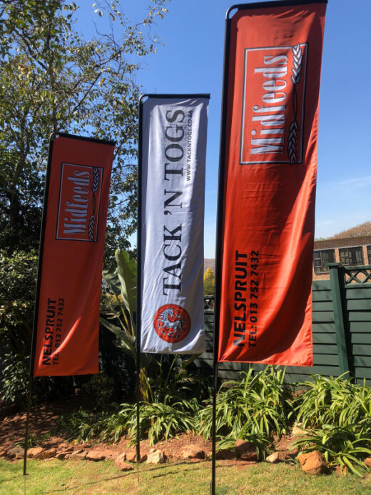 Dye sublimated Flags and banners archives and branded gazebos and much more made to order Our pricelist for all flags and banners and gazebos are on our website. Banners & Flags made to order. Kindly have a look and scroll through our fals and banner website as we have many actual photos. We also print photo blankets, tablecloths, directors chairs, parasols, sublimated shirts and office and casual shirts and apparel.