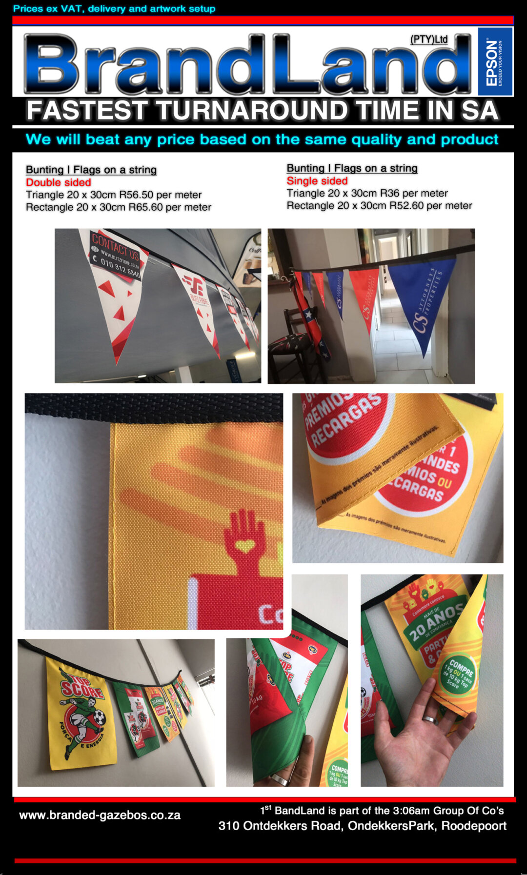 Flags and banners and branded gazebo manufacturing company