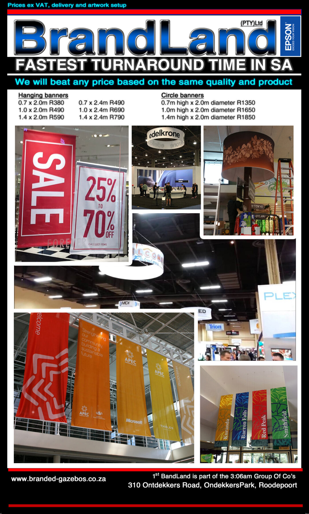Flags and banners and branded gazebo manufacturing company