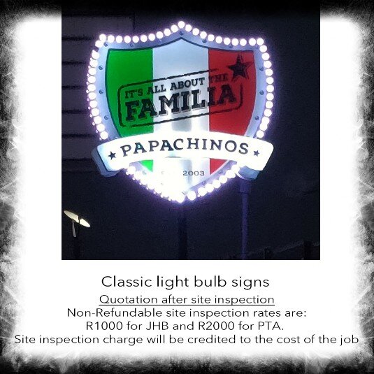 South Africas largest traditional and neon sign and manufacuring co.