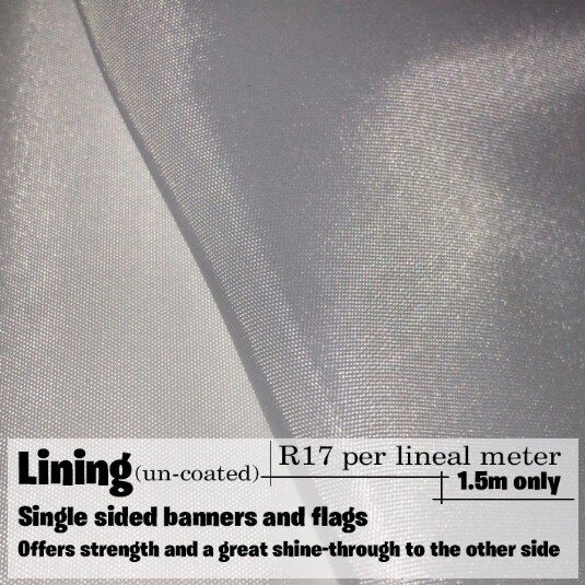 We manufacture banner systems hardware right here in SA and also supply quality fabrics for the sublimation printing industry