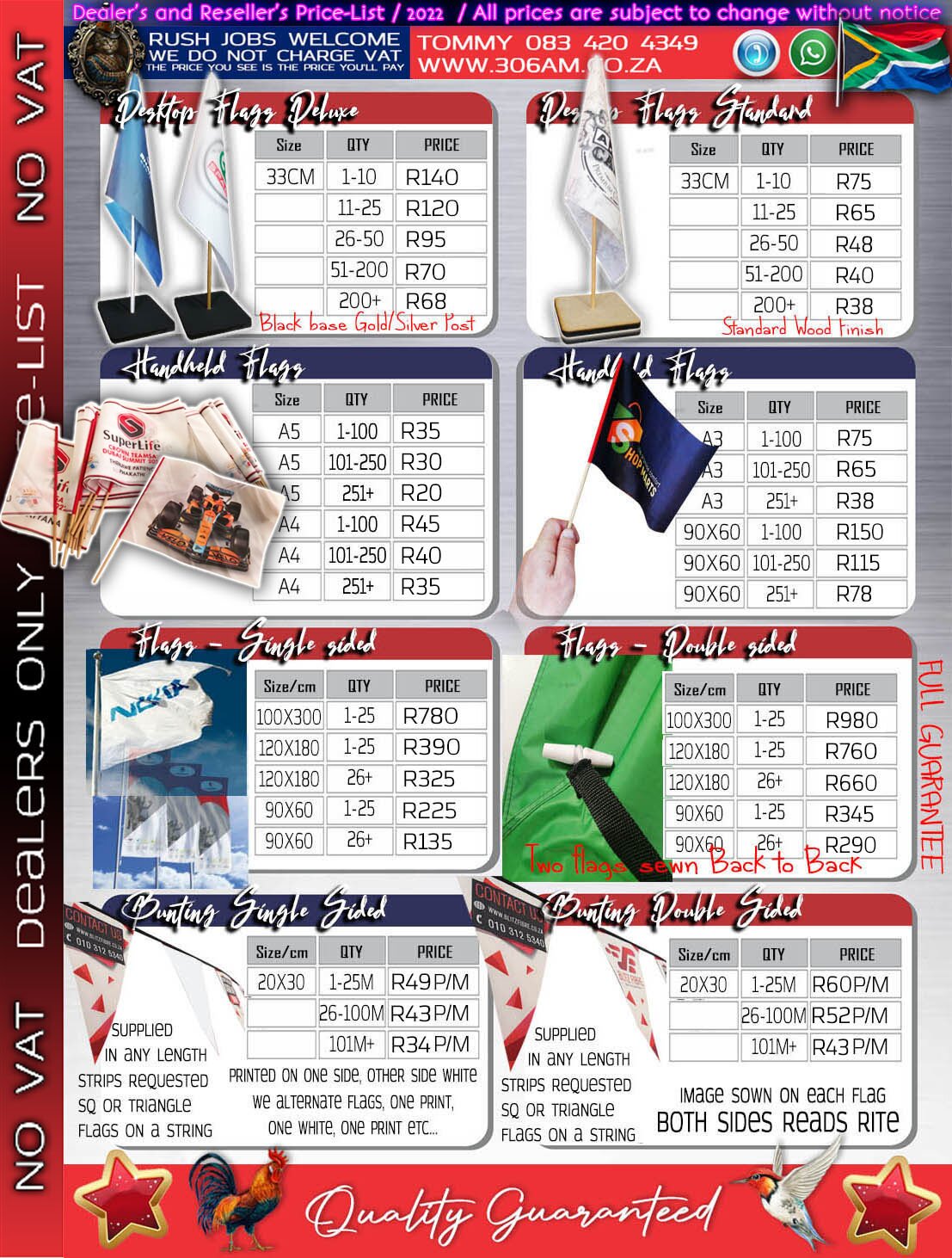 Export quality corporate flags